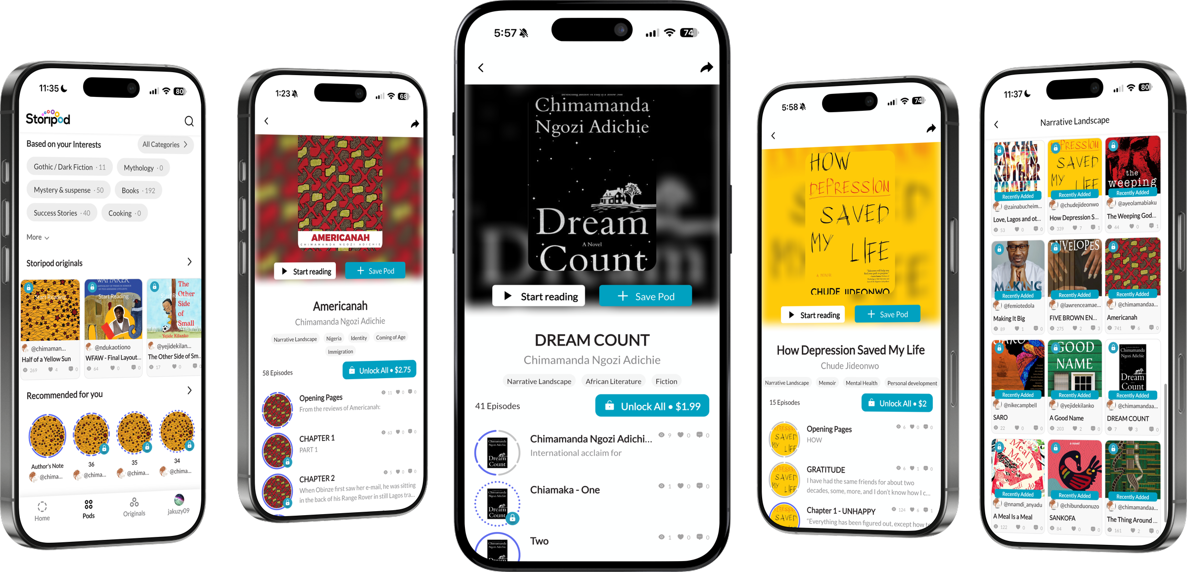 Storipod proven publishing and reading platform across bestselling African literature